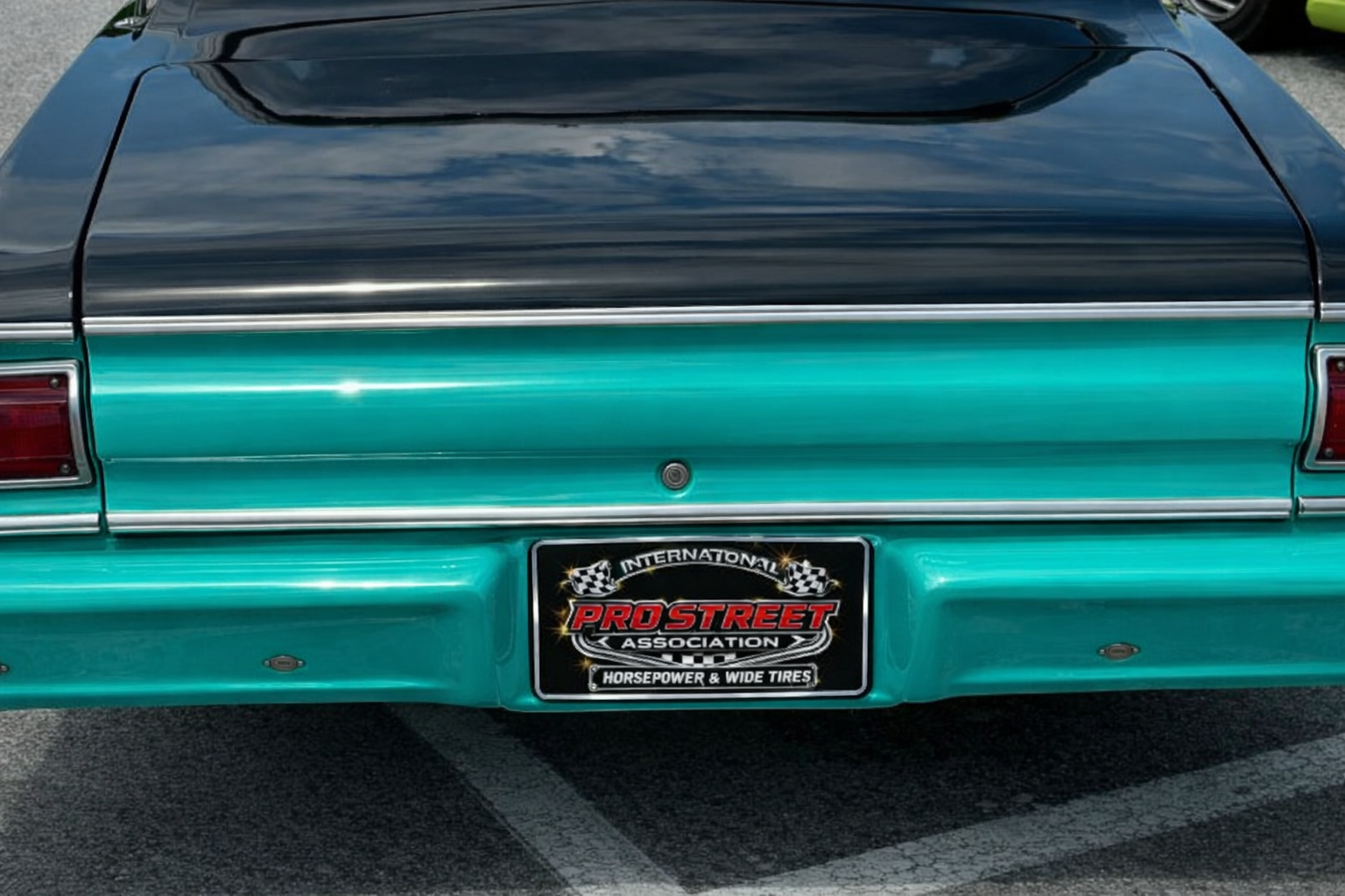 Black IPSA Horsepower & Wide Tires Plate thumbnail 2