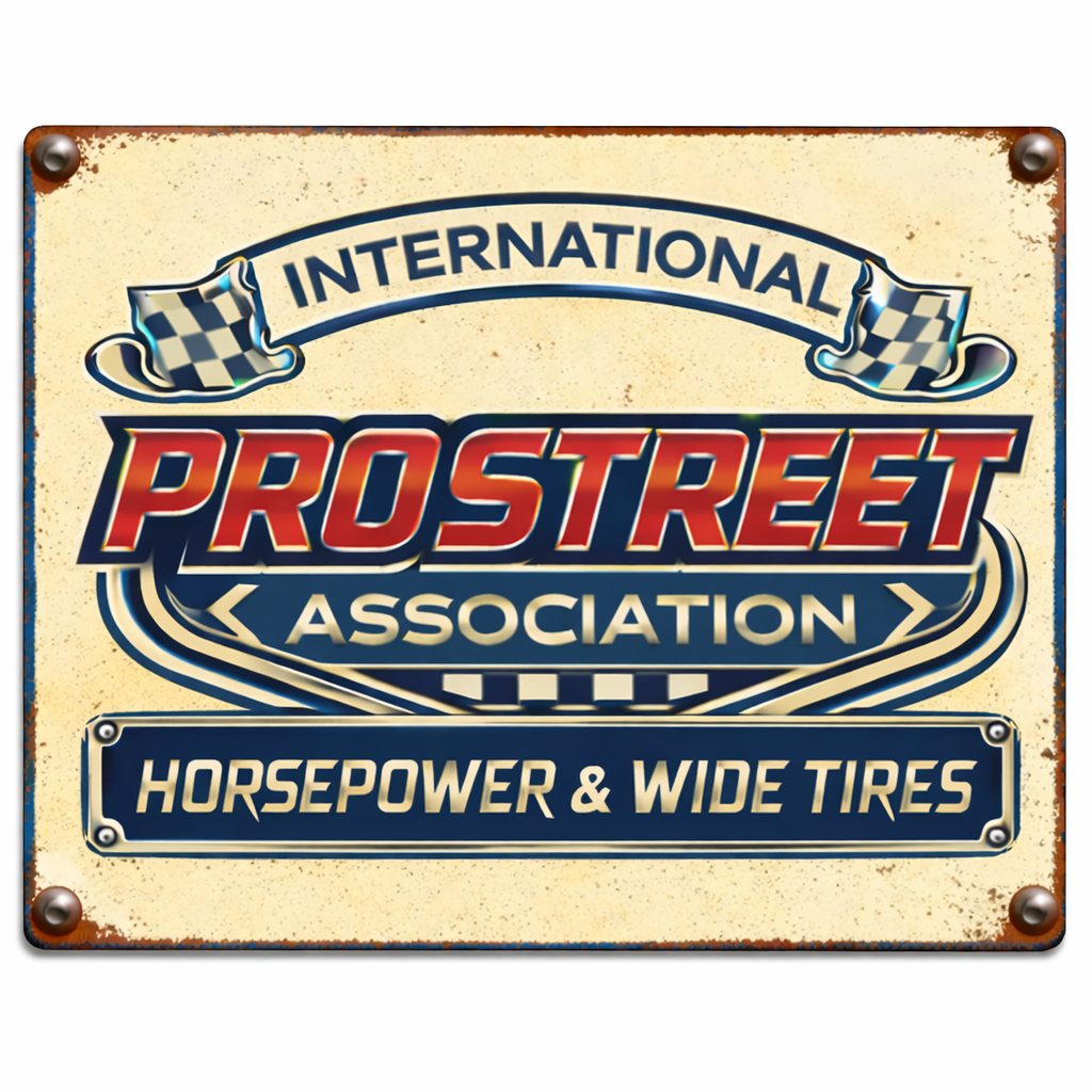 Vintage Horsepower & Wide Tires Garage Sign
